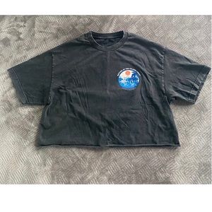 Brandy Melville cropped oversized tee